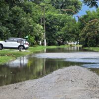 Fuertes lluvias provocaron anegamientos en Monte Vera