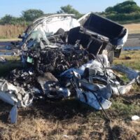 Tres muertos y un herido grave tras un choque frontal entre una camioneta y un camión brasileño en Entre Ríos