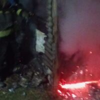 Se incendió una casilla precaria en San José del Rincón