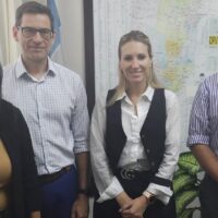 Autoridades municipales de Laguna Paiva mantuvieron una reunión con Virginia Coudannes