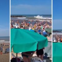 Tragedia en Santa Clara del Mar: una ola gigante mató a un joven y dejó decenas de heridos