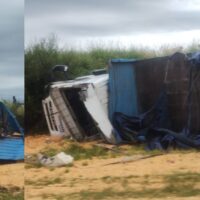 Trágico choque en Circunvalación Oeste: un muerto tras el impacto entre un auto y un camión con acoplado