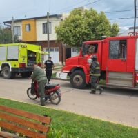 Incendio en una vivienda céntrica de Recreo