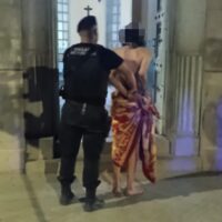 Un hombre fue detenido por exhibicionismo y destrozos en la vía pública de Santa Fe