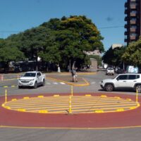 Avanzan los trabajos de seguridad vial y reordenamiento vehicular en el Parque del Sur