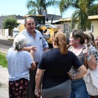 Poletti supervisó el plan de recuperación vial que se ejecuta en barrio Cabal