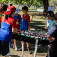 Vecinos del Parque Federal disfrutaron una tarde de deportes rumbo a los Juegos Suramericanos