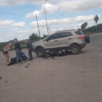 Fuerte accidente en el cruce de rutas 11 y 5 en Recreo