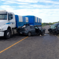 Trágico choque frontal en Entre Ríos: una mujer murió en un impactante accidente sobre la Ruta 11