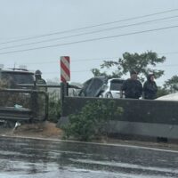 Tragedia en ruta 168: una joven murió tras chocar contra un guardarraíl en medio del temporal