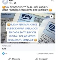 EPE alerta por estafas y advierte sobre publicidades engañosas en redes y mensajes de Whatsapp