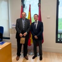 Poletti cerró su agenda en Madrid con reuniones sobre limpieza, espacio público y economía circular